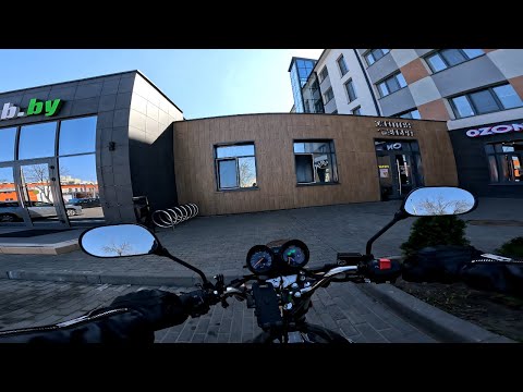 Видео: Первые весенние выезды в сезоне на M1NSK D4 125