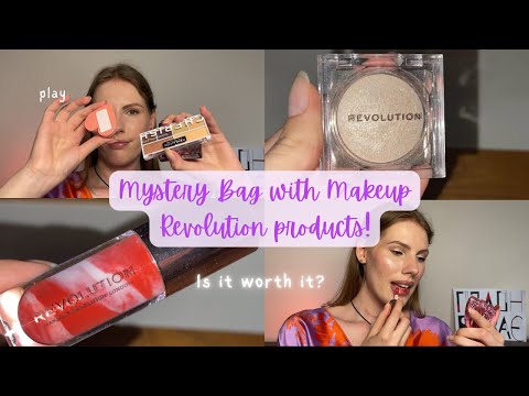 Видео: MYSTERY BAG Makeup Revolution ВІД NOTINO, Хайлайтер BEAM BRIGHT , Блиск CERAMIDE LIP SWIRL💖