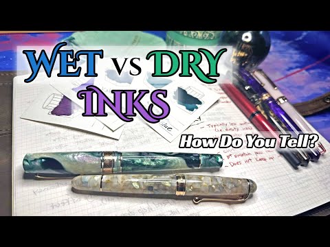 Видео: ВЛАЖНЫЕ и СУХИЕ ЧЕРНИЛА | Подробное обсуждение и советы по их различию!