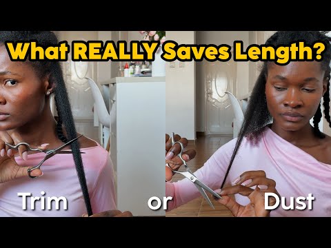 Видео: Почему вы подстригали неправильно: разница между стрижкой и полной стрижкой | натуральный уход за...