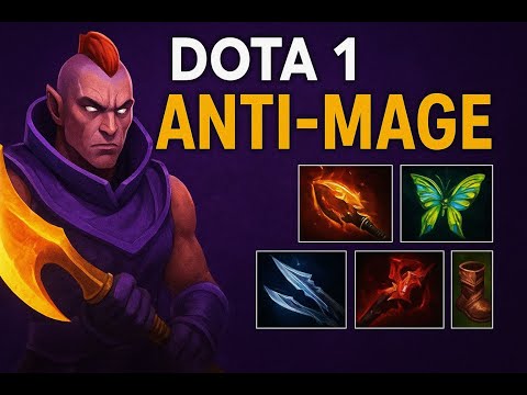 Видео: Anti Mage Dota 1 Gameplay . 60 min Hard Game vs Alchemist and Sniper! Дота 1 Айкап (83s map)