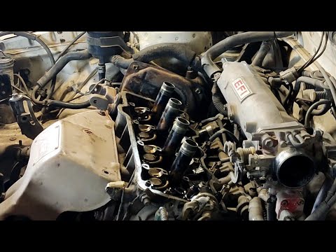Видео: ремонт ДВС 4 S-FE . замена сальника клапана . #авторемонт