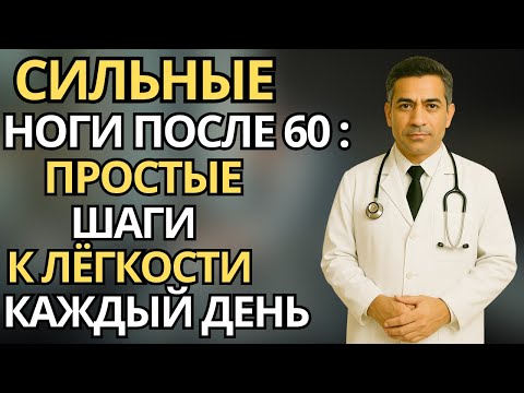 Видео: Пожилые: Упражнения для крепких бёдер и икр после 60 - лёгкость в движении каждый день