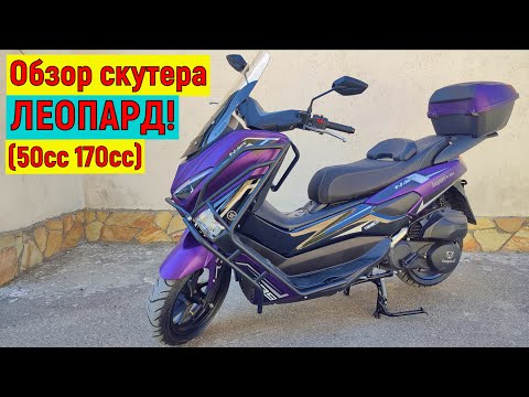 Видео: Обзор СКУТЕРА ЛЕОПАРД!!! (50сс 170сс )