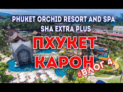 Видео: #phuket  Пхукет пляж Карон. Обзор отеля Phuket Orchid Resort and Spa - SHA Extra Plus  vlog4