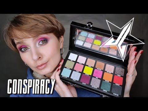 Видео: Jeffree Star x Shane Dawson Conspiracy Palette| Первые впечатления и макияж