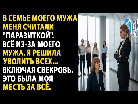 Видео: после того, как меня считали паразитом, я уволила всех, включая свекровь...