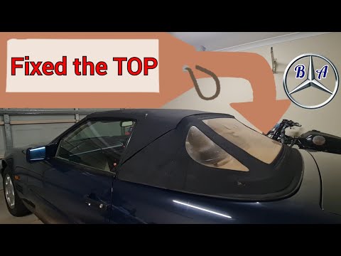 Видео: Устранена течь в верхней части гидравлики Mercedes (SL Class R129)