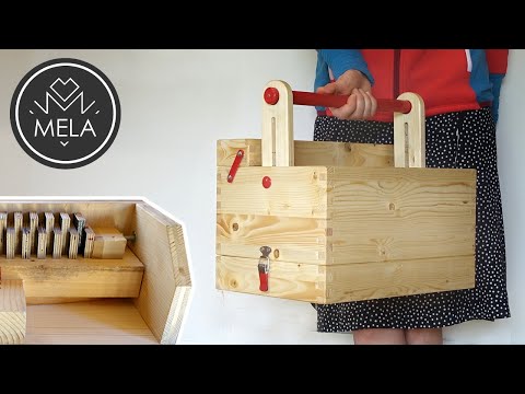 Видео: Ящик с инструментами 👉 Коробчатые соединения, сделанные с помощью невероятной джиги | DIY