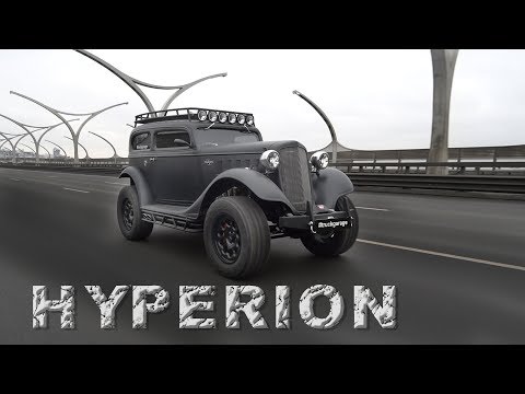 Видео: Представляем автомобиль "HYPERION", созданный по мотивам легендарной Эмки, ГАЗ - М1