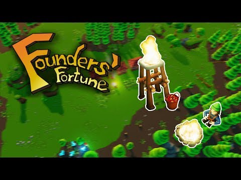 Видео: ФЕНТЕЗИЙНОЕ ПОСЕЛЕНИЕ #1 FOUNDERS FORTUNE Прохождение