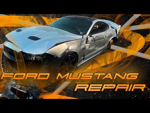 Видео: FORD Mustang. Body rebuilding. Ремонт кузова.