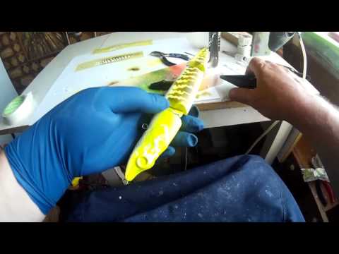 Видео: Покраска щуки-составника, способ -1