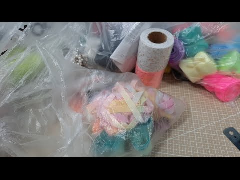 Видео: Распаковка посылки с материалами для рукоделия. Материалы для бантиков. 31 января 2025г.