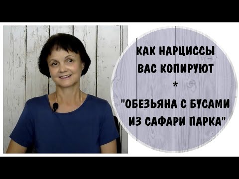 Видео: Как нарциссы вас копируют. Обезьяна с бусами из сафари парка