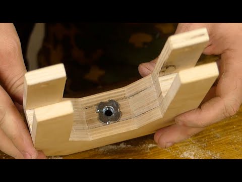 Видео: Необычная столярная струбцина!