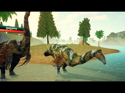 Видео: Выживание за теризинозавра с gagams