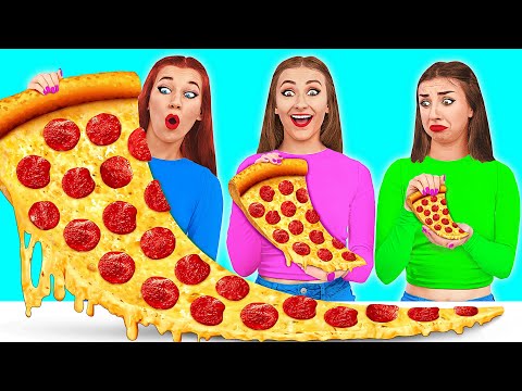 Видео: Большая, Средняя или Маленькая тарелка Челлендж | Битвы с едой от Multi DO Challenge