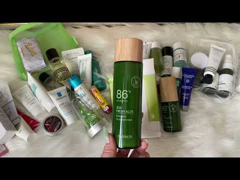 Видео: Корейская косметика✨Наборы миниатюр в отпуск 👙Посыль от @PAFAnna 🌻laline,sabon,celimax,the saem