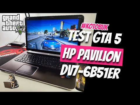 Видео: HP Pavilion dv7 6b51er тест GTA 5