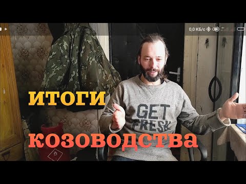 Видео: итоги года, доход с козоводства, жизнь с собственного хозяйства