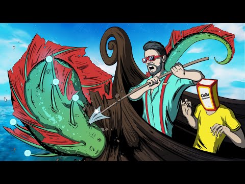 Видео: НА ЭТОТ РАЗ БЕЖАТЬ НЕ СТАЛИ! БИТВА С МОРСКИМ ЗМЕЕМ И СУРОВАЯ РЫБАЛКА В VALHEIM