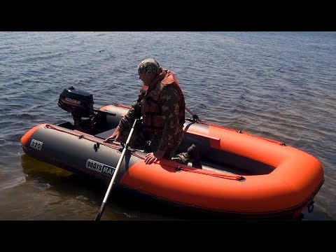 Видео: Лодка ПВХ Boatsman НДНД 320 ТЕСТ/ ХАНКАЙ 6л.с.