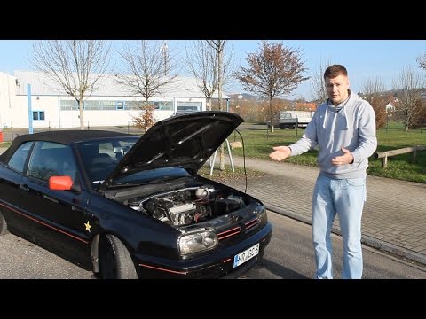 Видео: В поле зрения VW Golf 3 Cabrio + Bonus