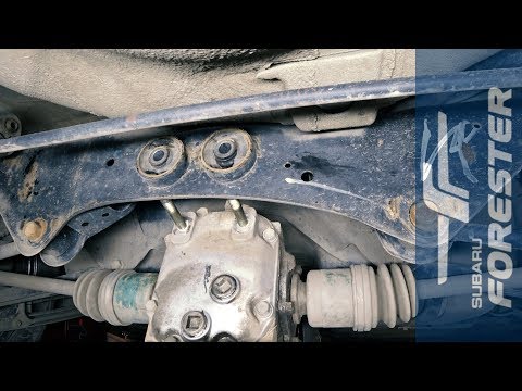 Видео: Замена сайлентблоков диффенциала на Subaru