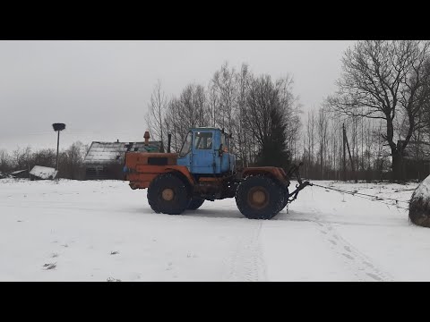 Видео: Помощник- трактор т-150