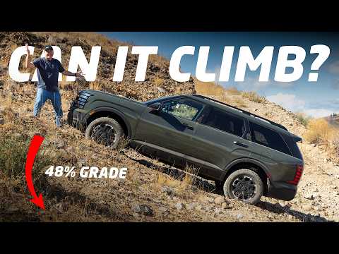 Видео: Сможет ли Hyundai Palisade XRT PRO 2026 года покорить наш подъем на холм?