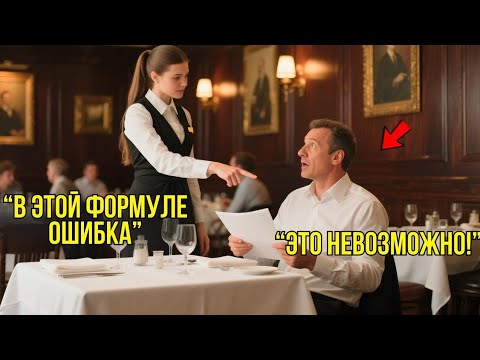 Видео: "В Вашей Формуле Ошибка" – Прошептала Простая Официантка Миллионеру И Спасла Сделку На $100 МЛН.