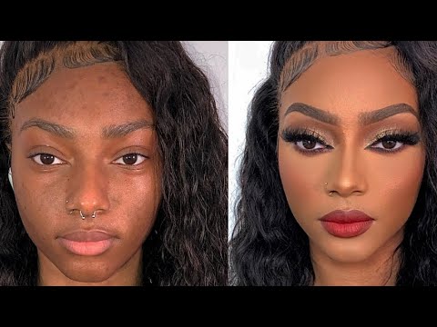 Видео: Натуральный гламур X RED FENTY LIPS Transformation