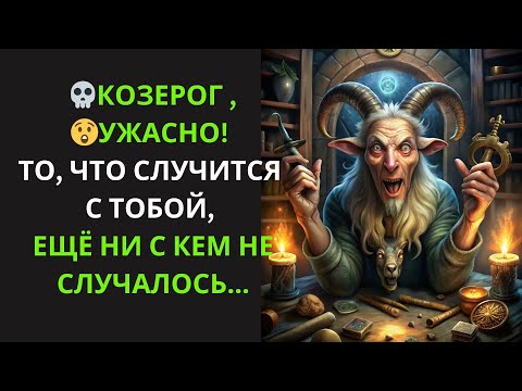 Видео: ♑КОЗЕРОГ😲 УЖАСНО! 💀ТО, ЧТО СЛУЧИТСЯ С ТОБОЙ, ЕЩЕ НИ С КЕМ НЕ СЛУЧАЛОСЬ. ТЫ ОБРЕЧЕН НА  ИЗОБИЛИЕ!