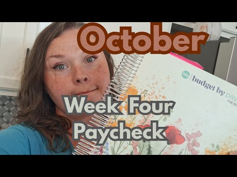 Видео: Планирование зарплаты за октябрь номер четыре | Низкий доход среднего класса | Еженедельное плани...