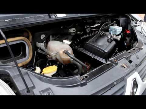 Видео: Renault Master 2.5 dci 120 2009г. Прет солярку Двигатель в солярке на Рено Мастер