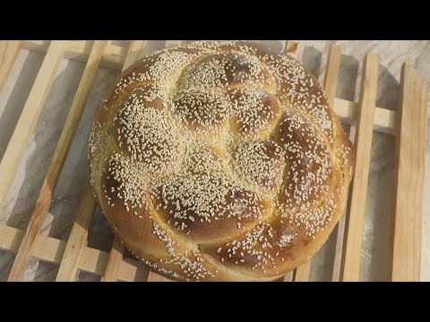 Видео: Хала круглая на закваске! Плетенка сдобная! 👍❤