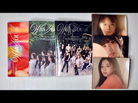 Видео: Распаковка альбома TWICE / Unboxing album TWICE With YOU-th (Forever, Glowing, Blast & Digipack ver)