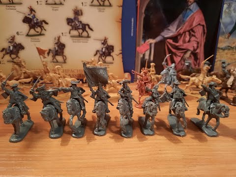 Видео: Солдатики 1/72. Конные Мушкетеры