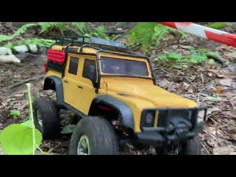 Видео: Дефендер от Remo Hobby на прогулке