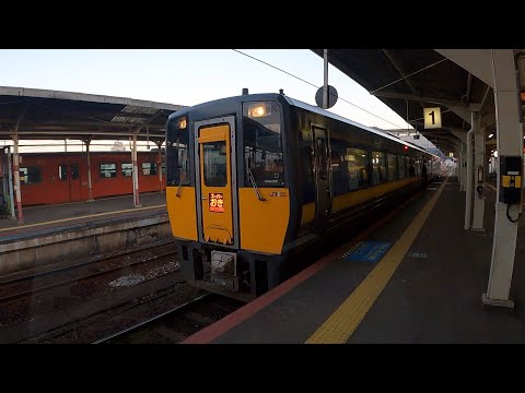 Видео: Прекрасный вид на Японское море с ограниченного экспресса и Идзумо Тайся.