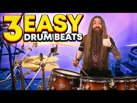 Видео: 3 барабанных бита, которые может сыграть КАЖДЫЙ!