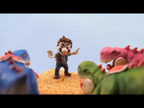 Видео: Я сделал Марио и Йоши, но это мем про Мир Юрского периода.