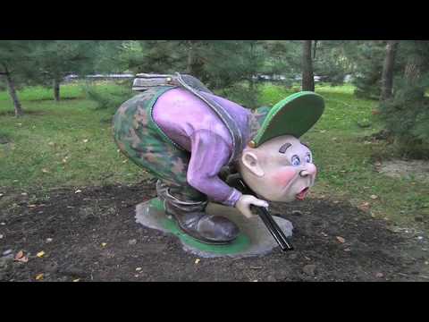 Видео: парковые скульптуры  из  бетона. concrete sculptures for the garden