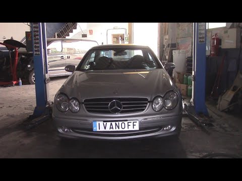 Видео: Mercedes CLK200 2006 Замена прокладки ГБЦ и теплообменника