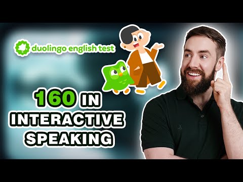 Видео: 30 слов из 160 в интерактивном разговорном тесте | Duolingo English Test