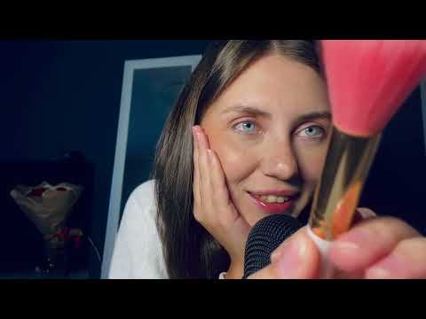 Видео: ASMR полуразборчивый шепот, звуки рта, любимая всеми ложечка, прикосновения