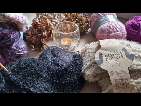 Видео: Новые проекты на спицах #inspiration #mode #strikken #garten #viral #вязание #пряжа #блогер #огород 