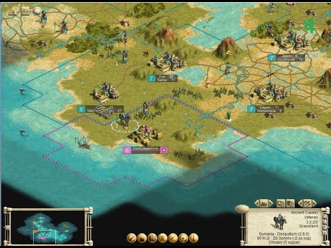 Видео: Civilization 3. Сложность demigod. Шумеры. Маленькая пангея на два игрока. Часть 4 (Заключительная)