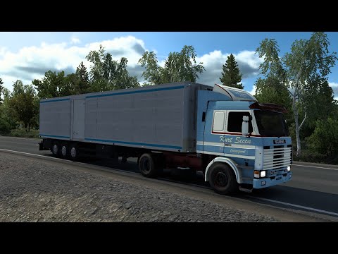 Видео: 2096 / ETS2 1.56 / Scania 3 Series / Из Питера на Север.
